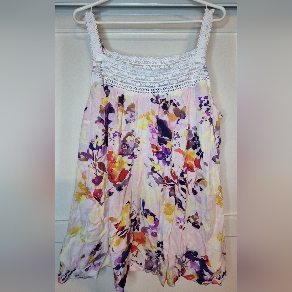 Torrid Floral Tank Top